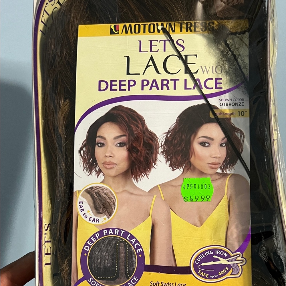 Deep Part Lace Wig - OTBronze